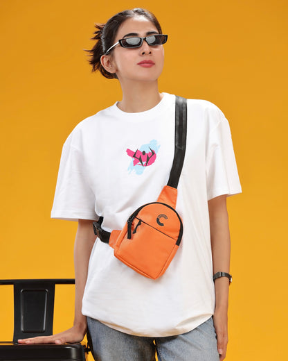 Orange Crossbody Bag