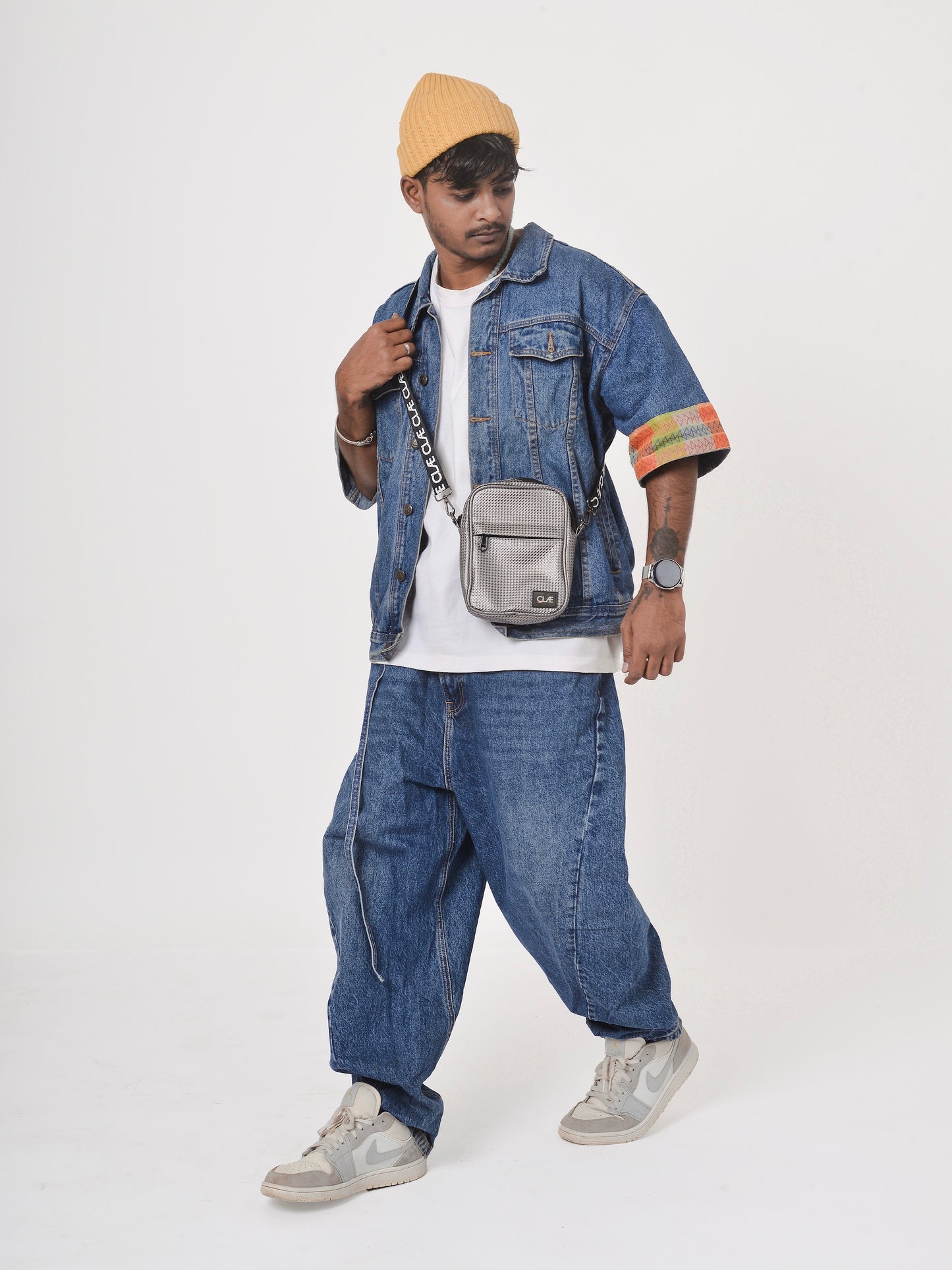 Astronaut Silver Sling Bag