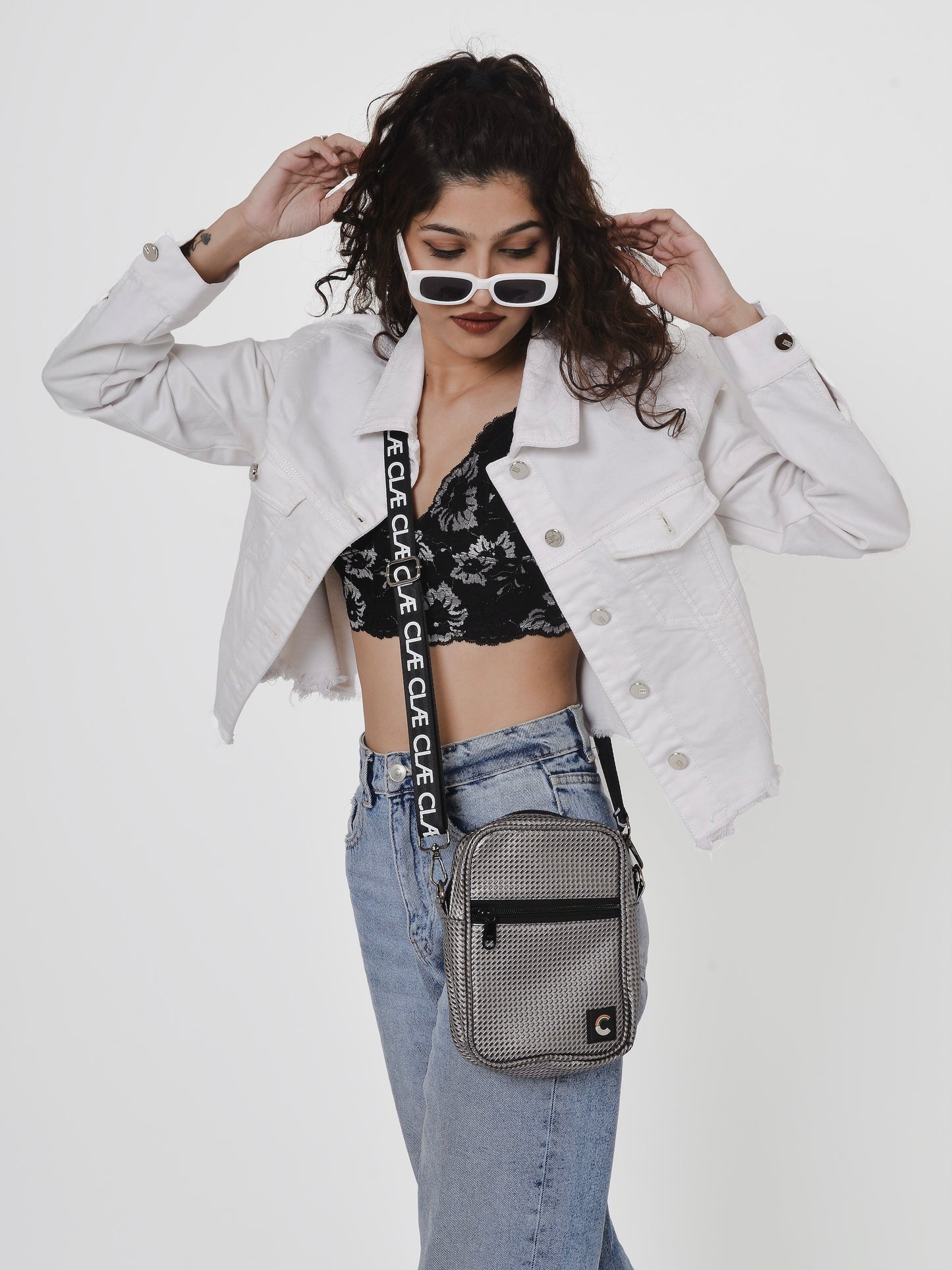 Astronaut Silver Sling Bag