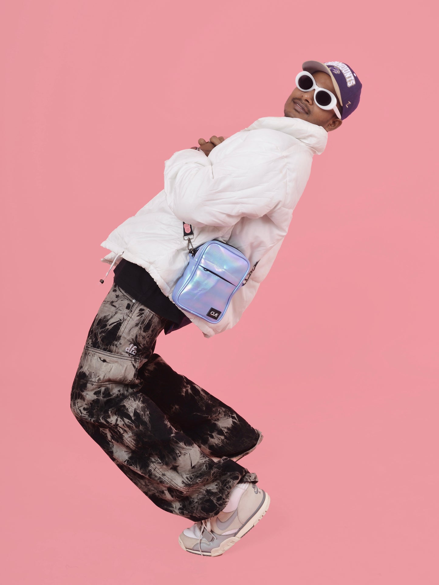Saturn Blue Sling Bag