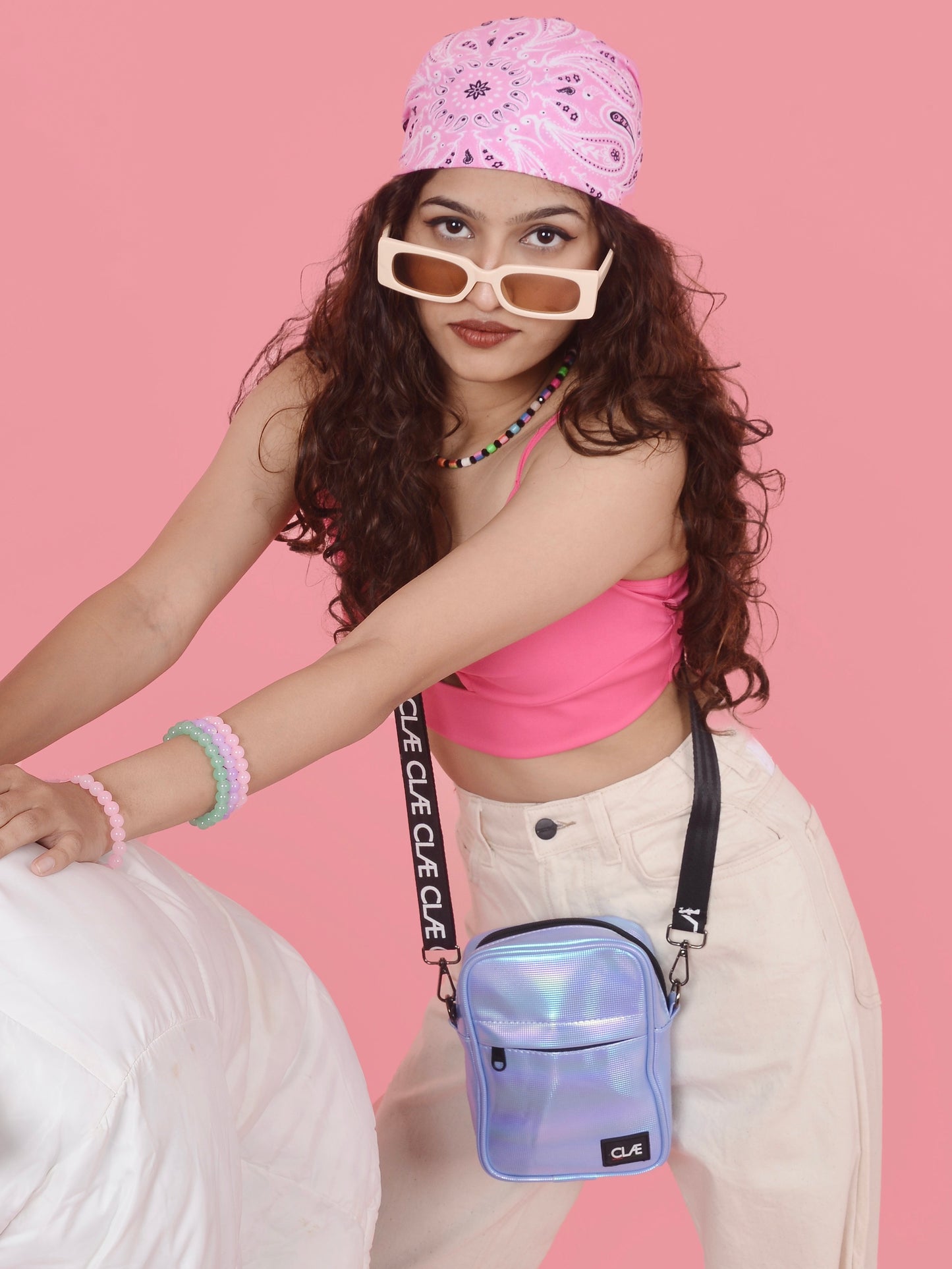 Saturn Blue Sling Bag